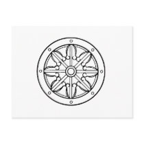 Dharma Wheel postcards by JessicaInSeattle Dharma Wheel postcards