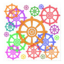 Dharma wheel poster posters by minjean Dharma wheel poster posters
