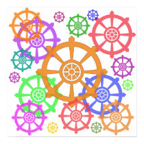Dharma wheel poster posters by minjean Dharma wheel poster posters