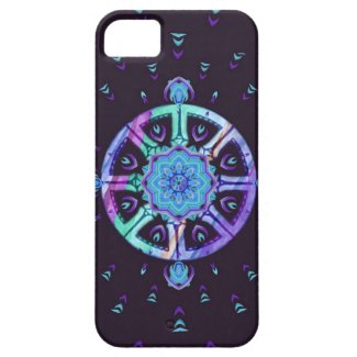 Dharma Wheel Purple and Blue Phone Case iPhone 5 Cover