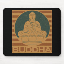 Dharmacharkra Buddha Mudra Mouse Pads