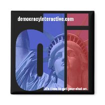 DI Fridge Magnet by democracyinteractive DI Fridge Magnet