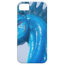 DIA Blue Mustang Portrait iPhone 5 Case