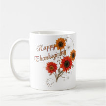Día de la acción de gracias taza