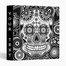 Dia De Los Muertes Sugar Skull Binder