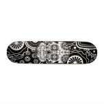 Dia De Los Muertes Sugar Skull Skate Board Deck