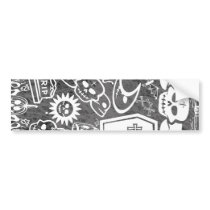 "DIA DE LOS MUERTOS" bumper stickers by psychokiller138 "DIA DE LOS MUERTOS" bumper stickers