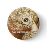 Dia de los Muertos Button