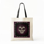 Dia de los Muertos decorative spiderweb skull Tote Bag Dia de los Muertos decorative spiderweb skull Tote Bag