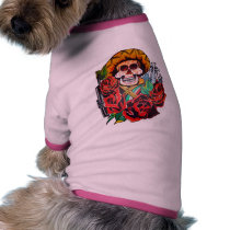 dia de los muertos dog shirt