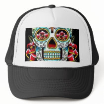 Dia De Los Muertos Mesh Hat