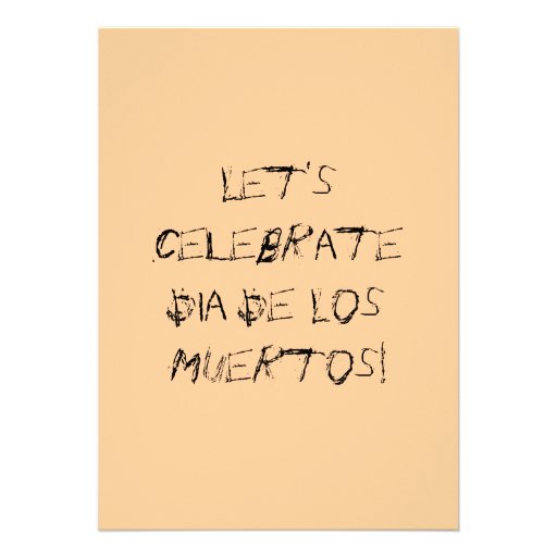 DIA DE LOS MUERTOS INVITATION