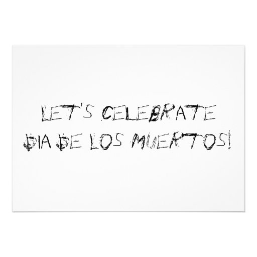 DIA DE LOS MUERTOS INVITATION
