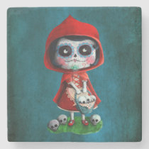 artsprojekt, fairy tale, halloween, red riding hood, dia de los muertos, sugar skull, day of the dead, la catrina, little red riding hood, fairytale, horror, skulls, dia de muertos, spooky, scary, catrina, calavera, gothic, mexico, mexican, spooky fairy tale, mexican fairy tale, fairy tale gift, halloween gift, halloween present, fairy tale present, red riding hood gift, red riding hood present, the day of the dead, children stories, folk tales, mexican day of the dead, day of the dead skulls, day of the dead mask, [[missing key: type_giftstone_coaste]] with custom graphic design