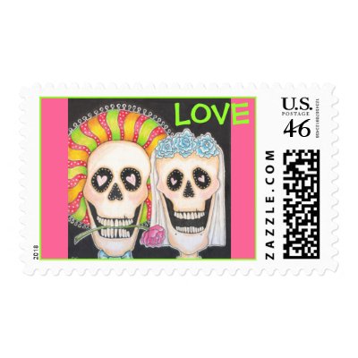 Dia De Los Muertos LOVE stamp