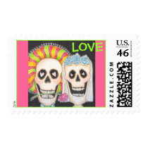 Dia De Los Muertos LOVE stamp
