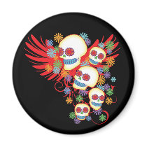Dia de los Muertos Fridge Magnets
