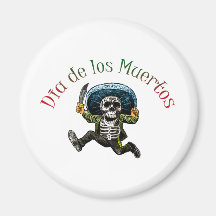Dia de los Muertos Magnet
