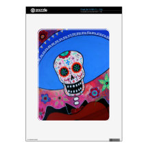 Dia de los Muertos Mariachi iPad Skin
