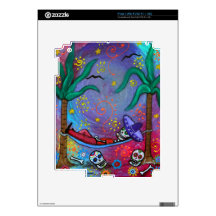 Dia de los Muertos mariachi Siesta by Prisarts iPad 2 Decal