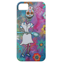 DIA DE LOS MUERTOS NURSE iPhone 5 CASE