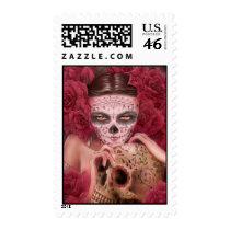 Dia de los Muertos Postage Stamp stamps
