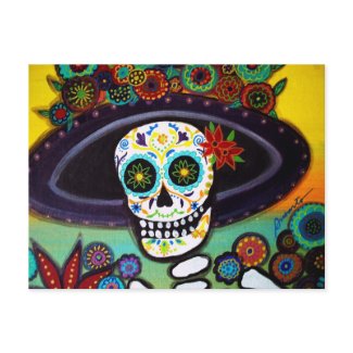DIA DE LOS MUERTOS postcard