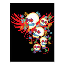 Dia de los Muertos Postcards