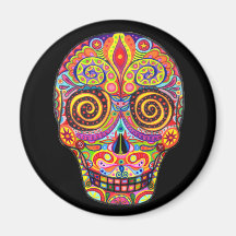 Dia de los Muertos Refrigerator Magnet