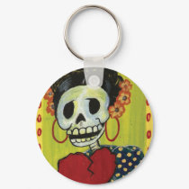 dia de los muertos skeleton keychain by natashablue dia de los muertos skeleton keychain