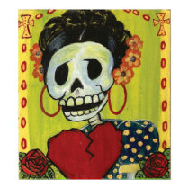 dia de los muertos skeleton lady print by natashablue dia de los muertos skeleton lady print
