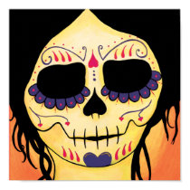 Dia de los Muertos Skeletons Emma Print posters