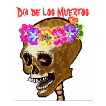 Dia de los Muertos skull posters by Rebecca_Reeder Dia de los Muertos skull posters