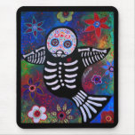 DIA DE LOS MUERTOS SPARROW BIRD MOUSE PAD