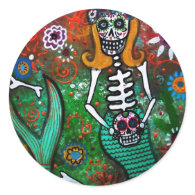 DIA DE LOS MUERTOS STICKERS