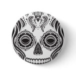 Dia de los Muertos That Girl Skull buttons