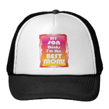 Día de madres feliz gorros bordados