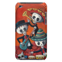 Dia de Muertos Musical Skeleton Band iPod Touch Case