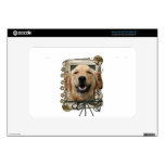 Día de padres - patas de piedra - golden retriever skins para motorola XOOM 