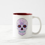 Día del fractal Cráneo-Púrpura y multi muerto del  Taza