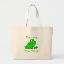 Día del St. Patricks de la rana Bolsas