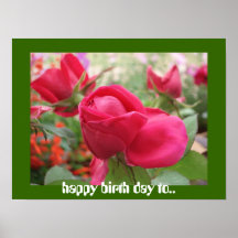 día feliz del nacimiento a. poster