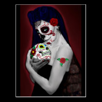 Dia los de Muertos postcards