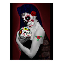 Dia los de Muertos Postcard