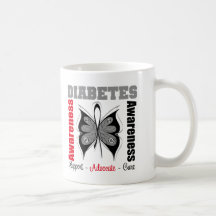 Diabetes Awareness Butterfly Mug