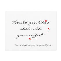 Diabetes awareness postcard