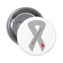 Diabetes Awareness Ribbon Pin