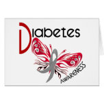 Diabetes BUTTERFLY 3 cards