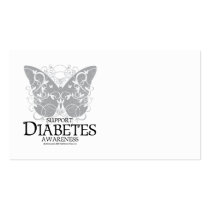 Diabetes Butterfly Business Card Templates