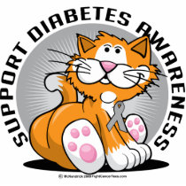 Diabetes Cat photo sculptures by fightcancertees Diabetes Cat photo sculptures